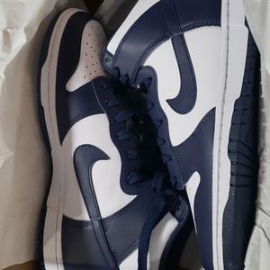 Nike Dunk Hi Retro Size 9 Mens 10.5 Womens White/Midnight Navy